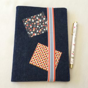 Handmade fabric journal
