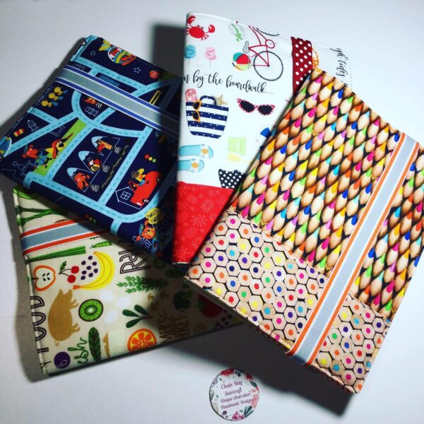 Handmade Fabric Journal Covers