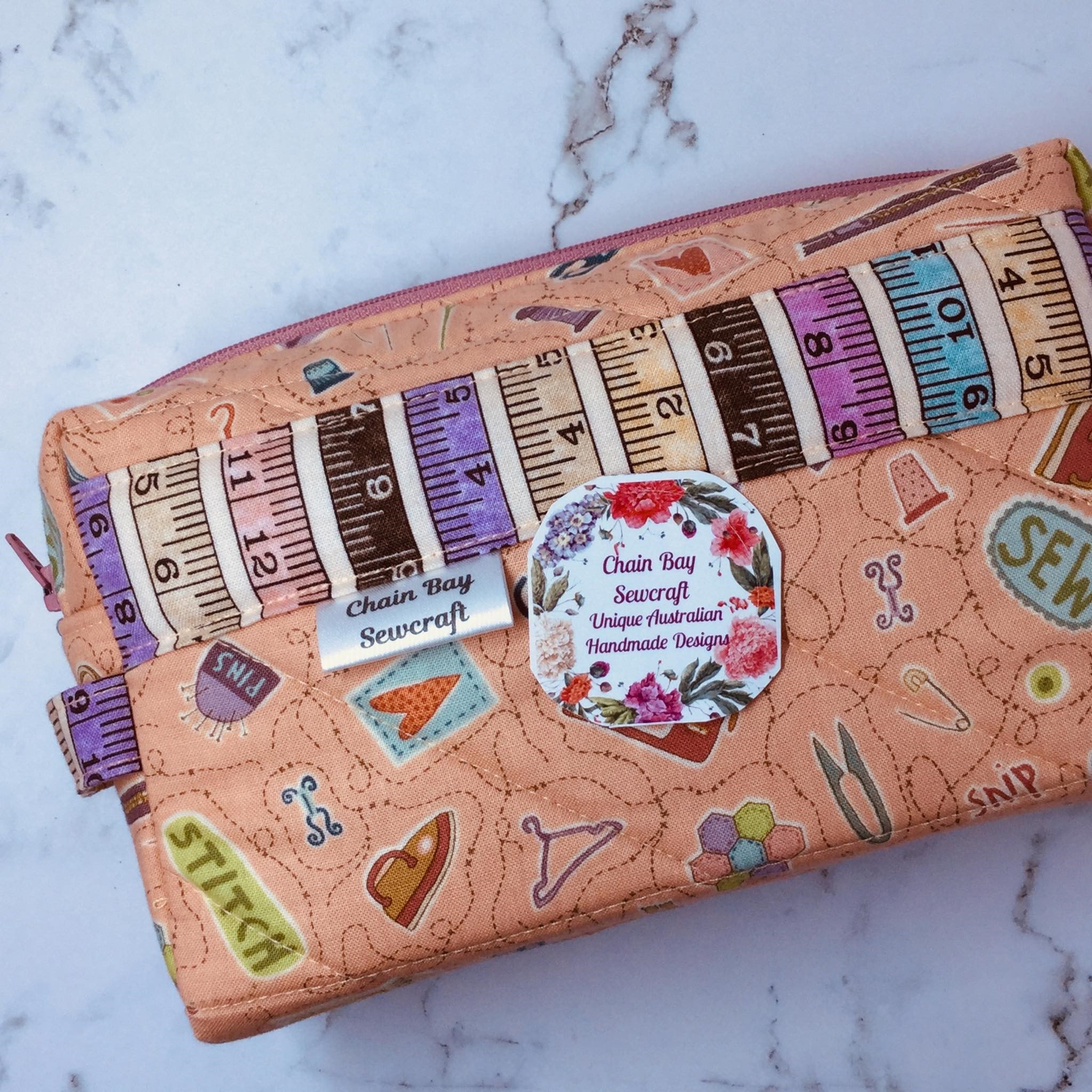 Peach box 4 Handmade Box Bag