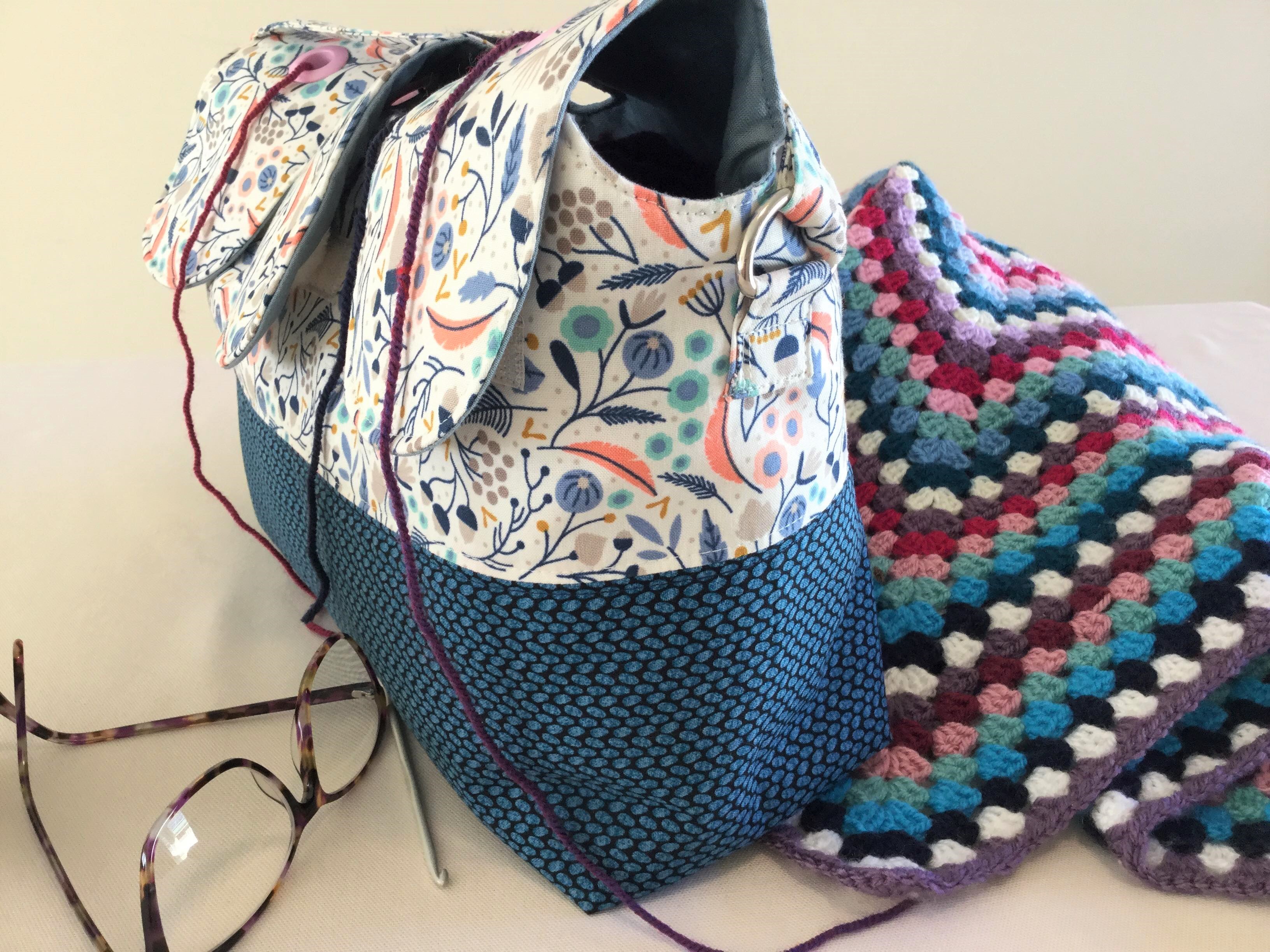 Large Yarn Bag  with 3 Grommets Chain Bay Sewcraft