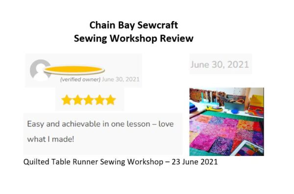 Sewing Workshop Review