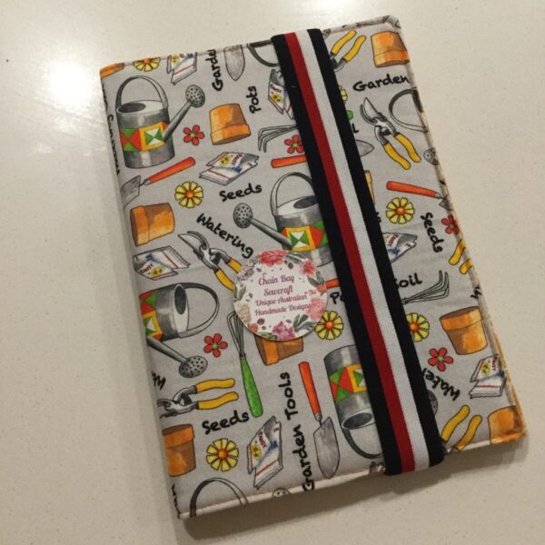 Handmade Fabric Journal Cover - Gardener