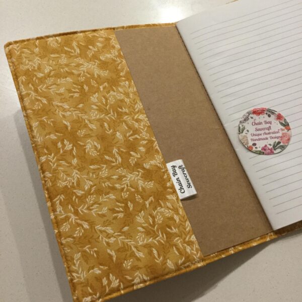 Handmade Fabric Journal Cover - Gardener